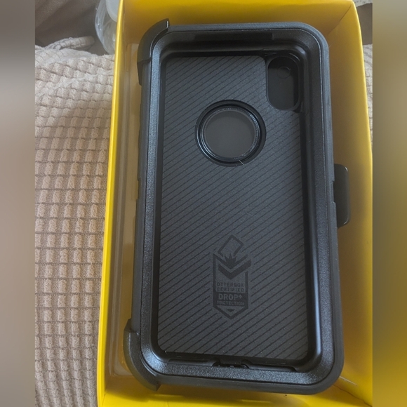 🛍️4 For $15🛍️OtterBox Black Defender Series Rugged Phone Case For iPhone XS - Picture 4 of 7